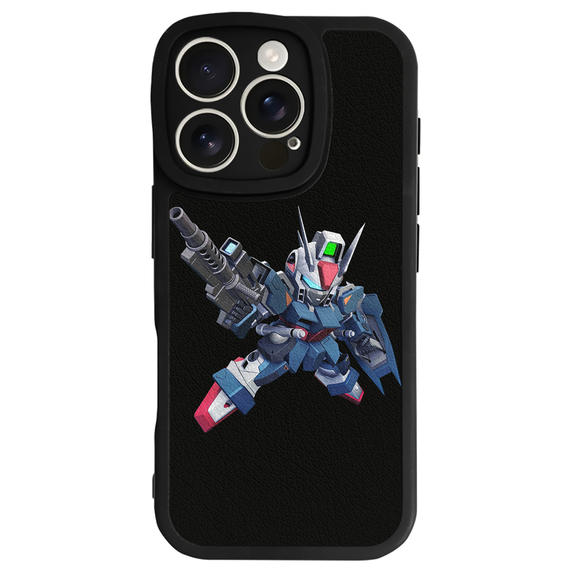 （画像用） 機動戦士ガンダム Mobile Suit Gundam 【iPhone 16シリーズ対応】シリコンスマホケース（レザー調） 材質：シリコン
